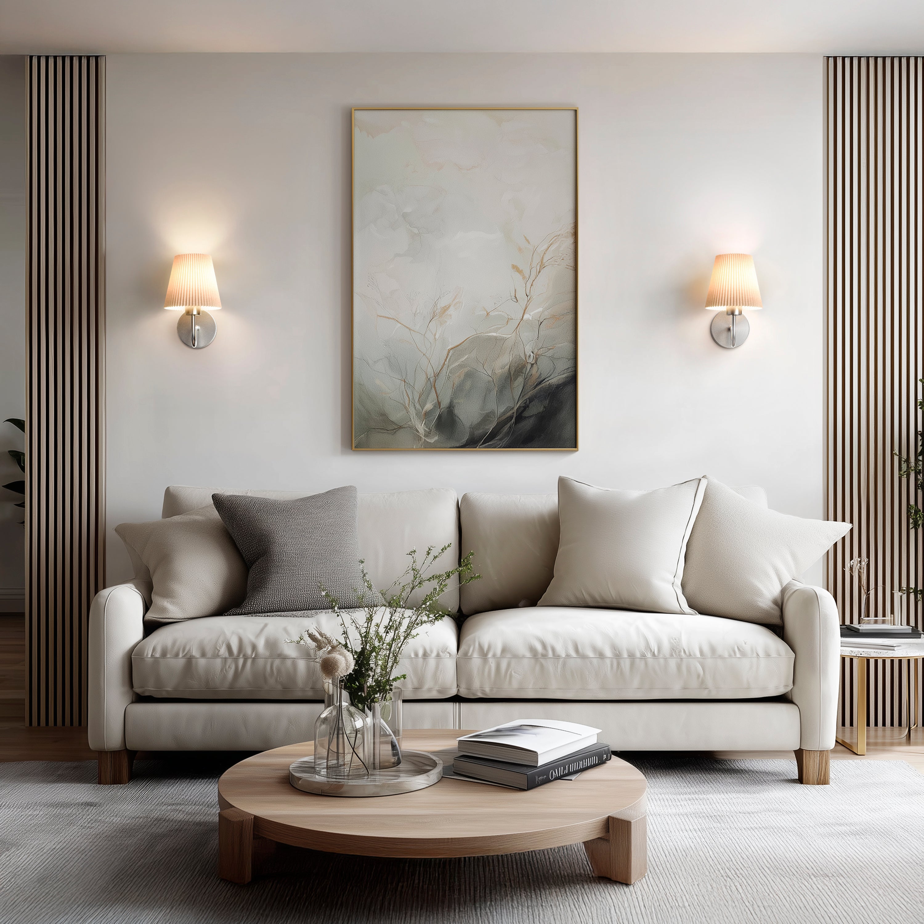 CURVED WIRELESS WALL SCONCE