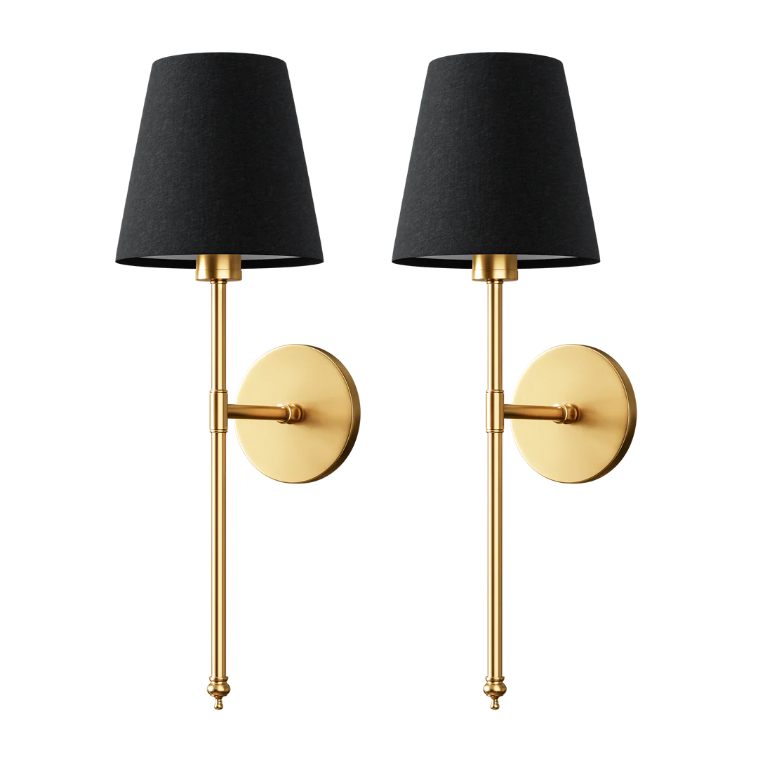 WIRELESS DARK WALL SCONCES (SET OF 2)