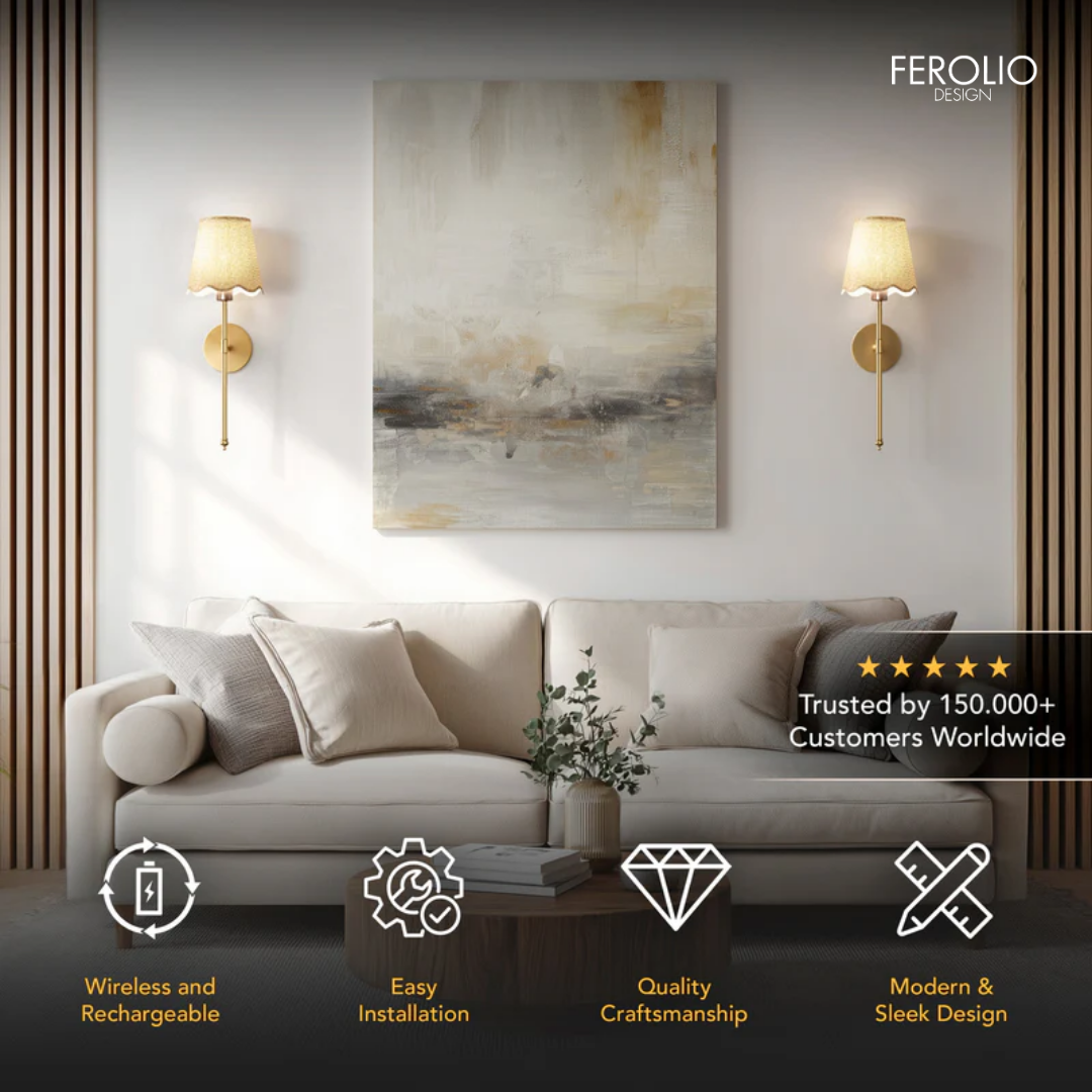 WIRELESS BOHO WALL SCONCES (SET OF 2)