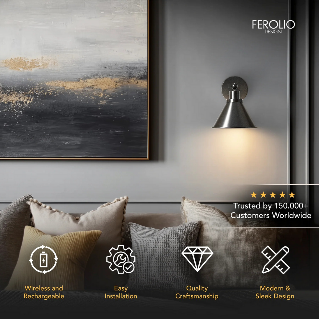 INDUSTRIAL WIRELESS WALL SCONCE