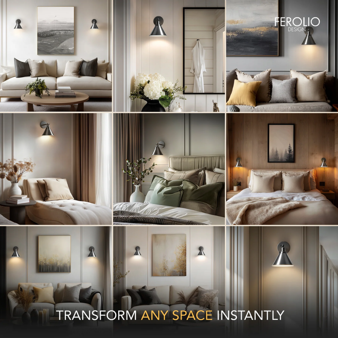 INDUSTRIAL WIRELESS WALL SCONCE