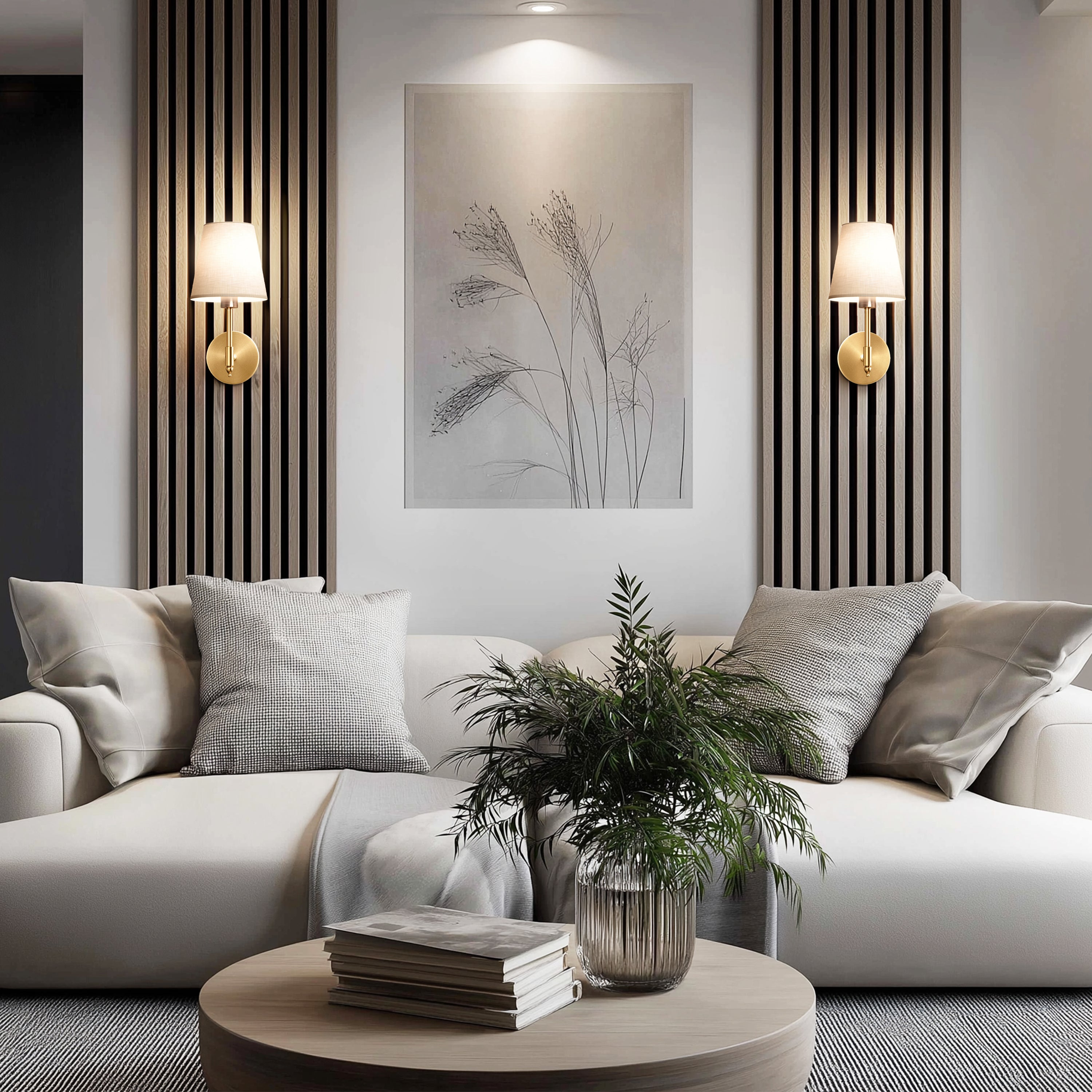 MODERN WIRELESS WALL SCONCE