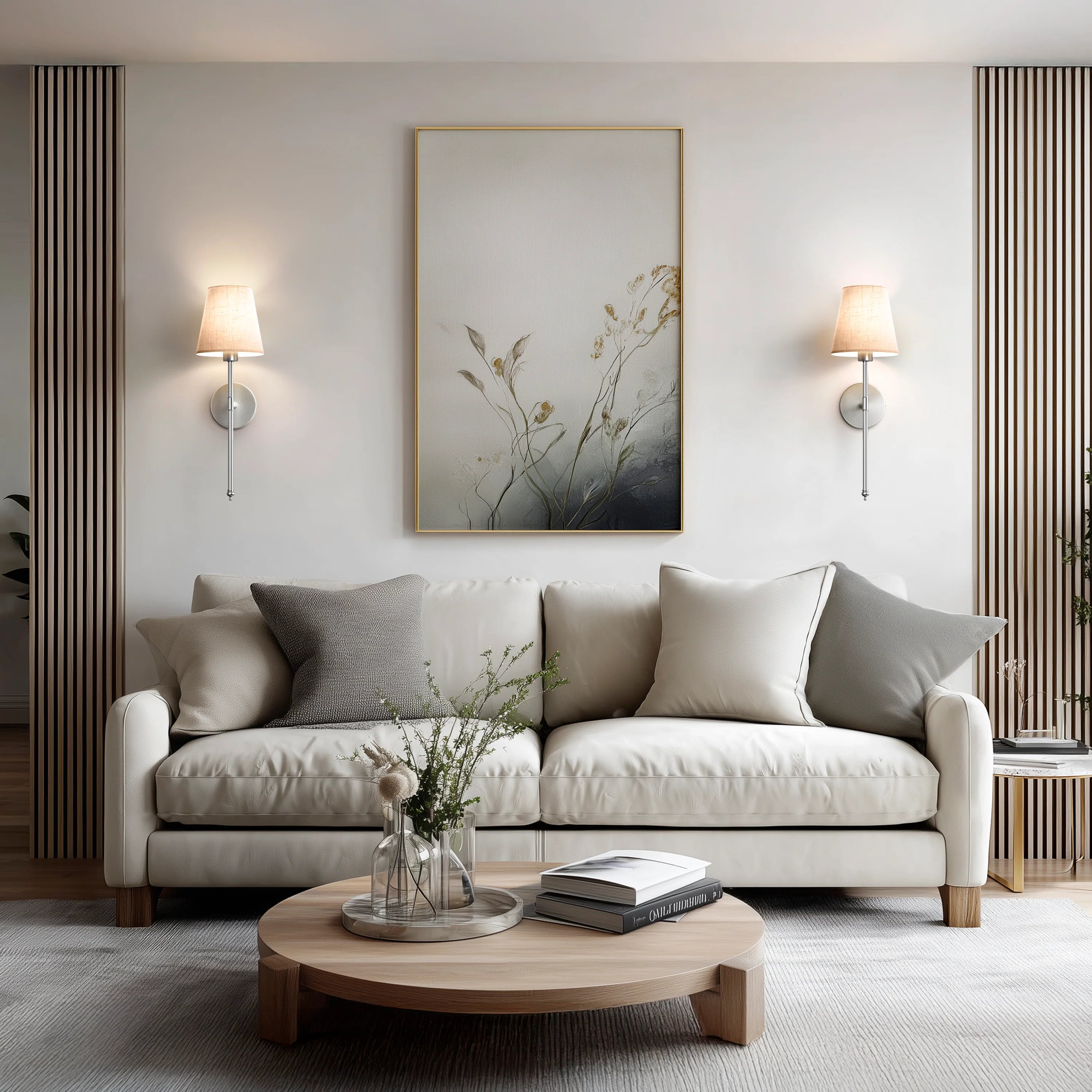 WIRELESS SAND WALL SCONCES (SET OF 2)