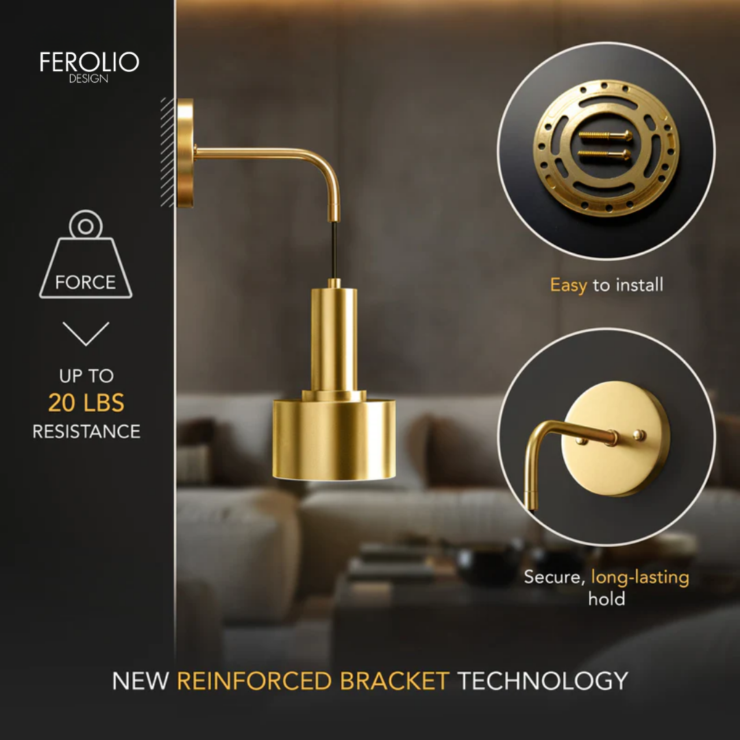 GLOWDROP WIRELESS WALL SCONCES (SET OF 2 + 2 BULBS FREE)