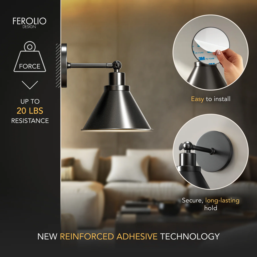 INDUSTRIAL WIRELESS WALL SCONCE