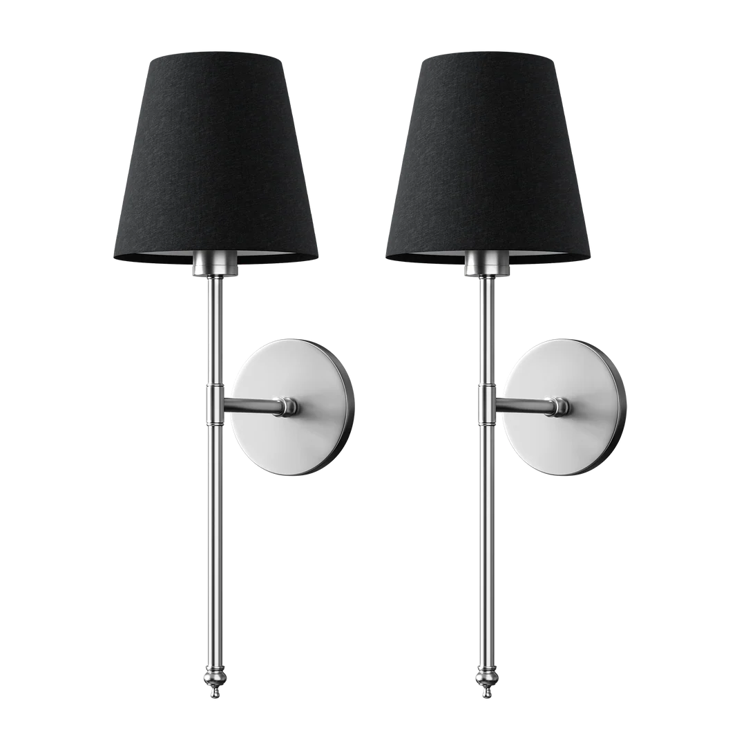 WIRELESS DARK WALL SCONCES (SET OF 2)