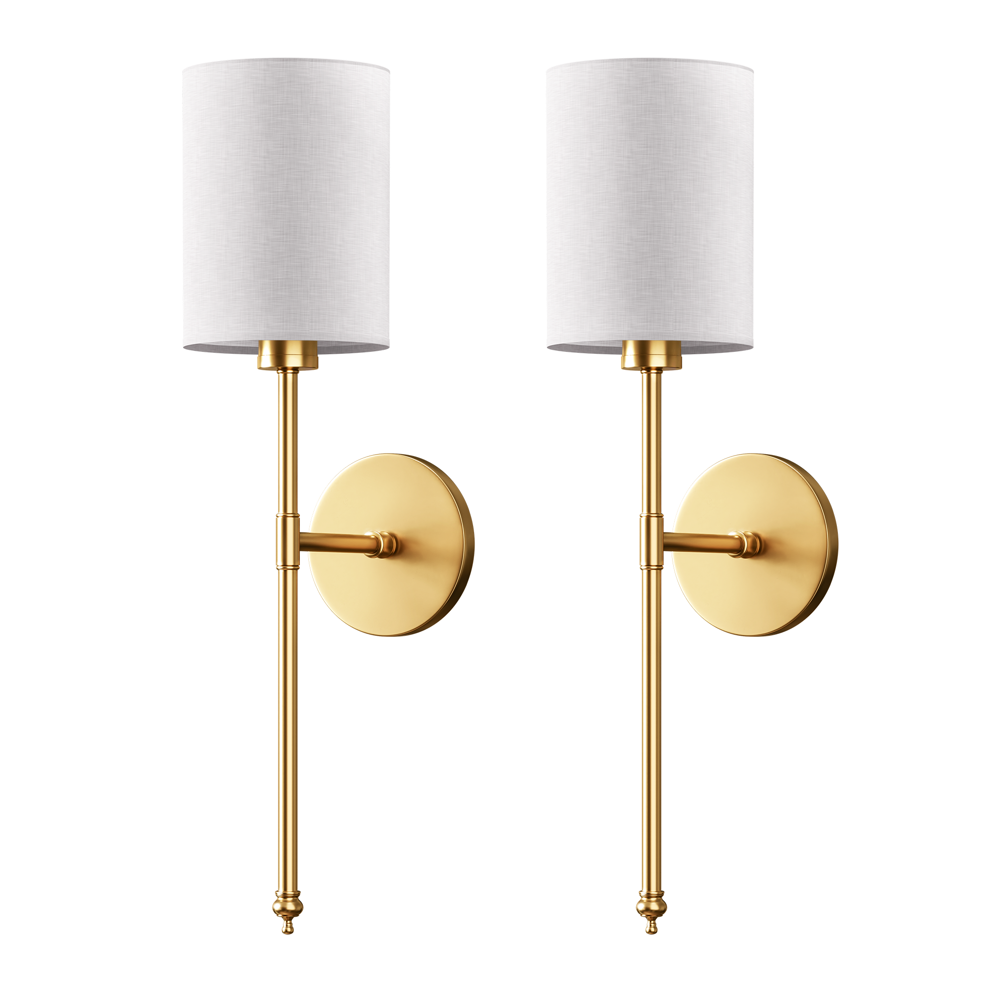 WIRELESS CYLINDRICAL WALL SCONCES (SET OF 2)