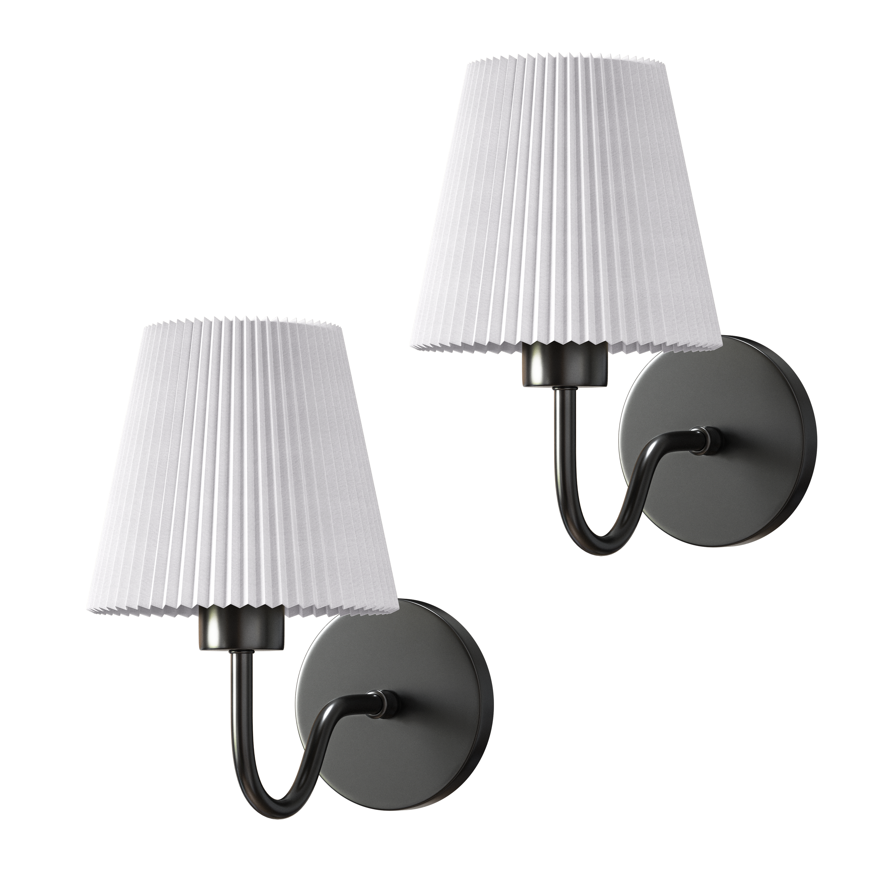 CURVED WIRELESS WALL SCONCE