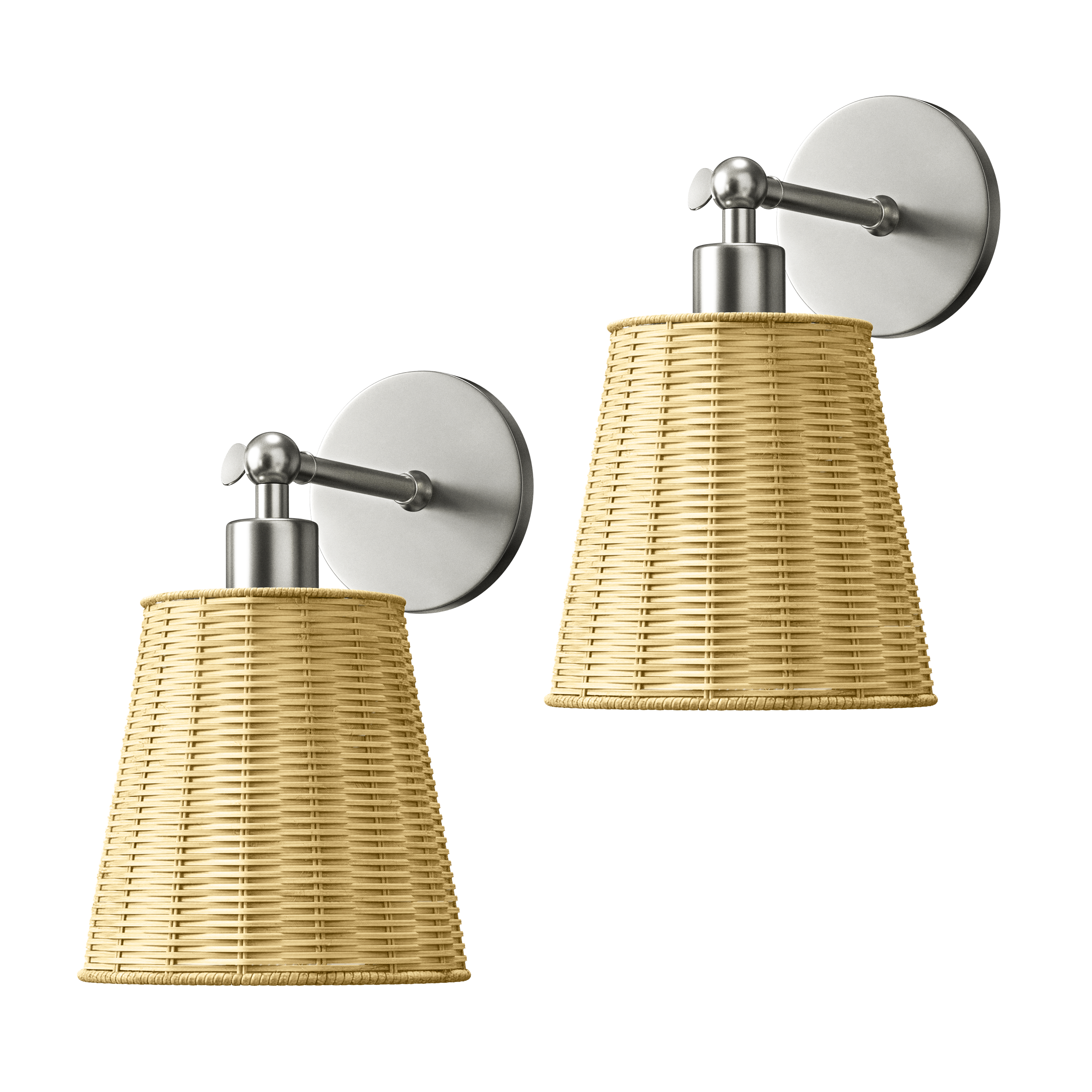 NATURAL WIRELESS WALL SCONCE