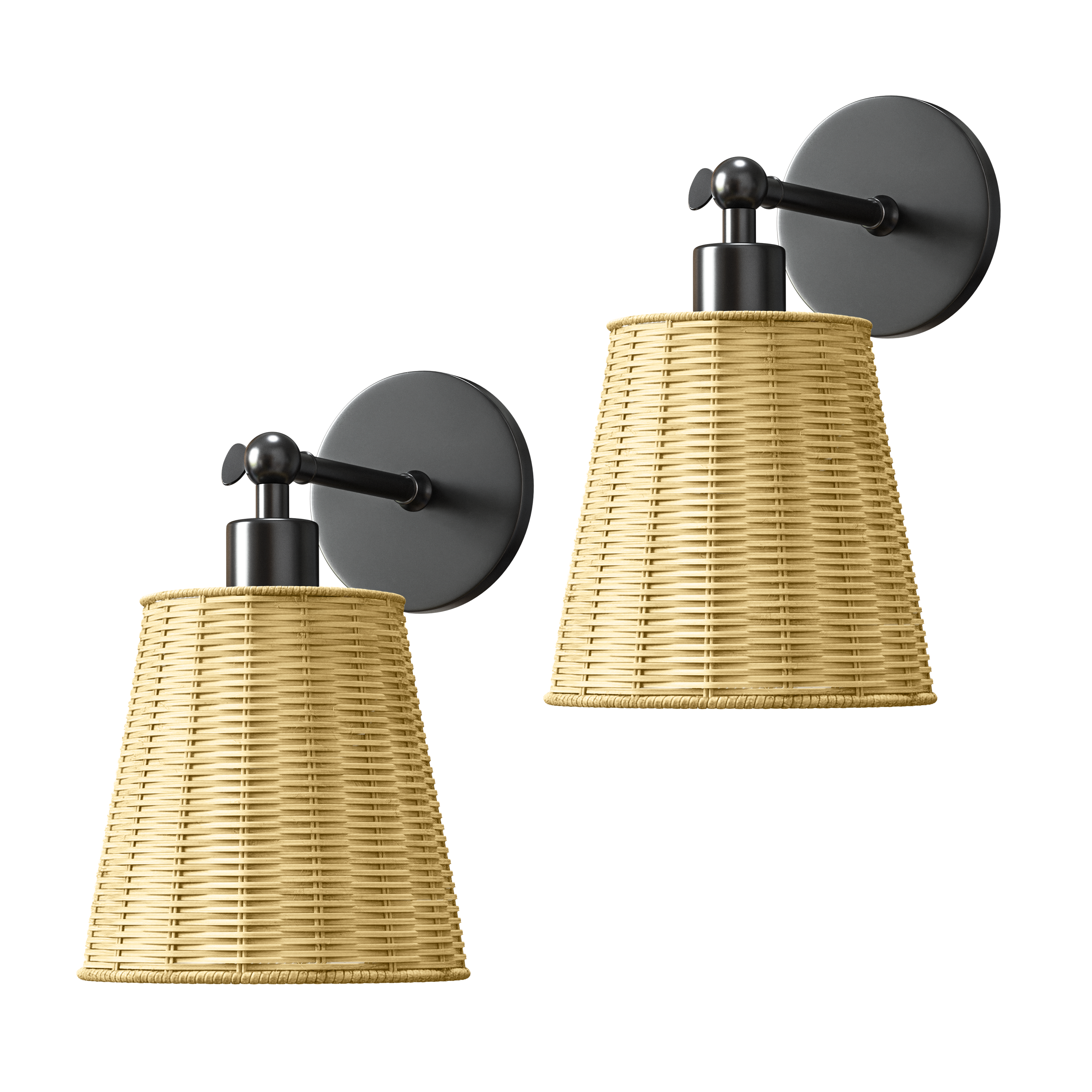 NATURAL WIRELESS WALL SCONCE