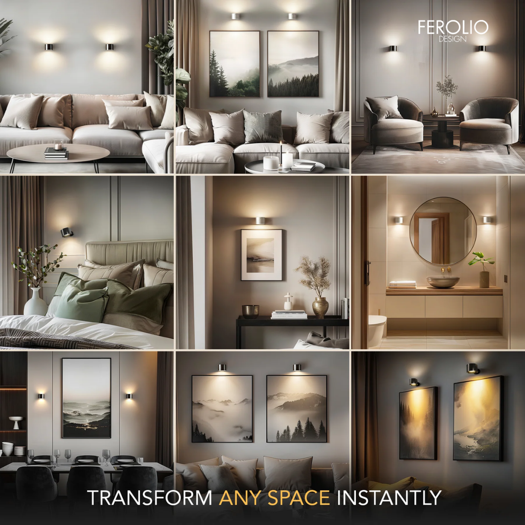 WIRELESS LED WALL LIGHTS