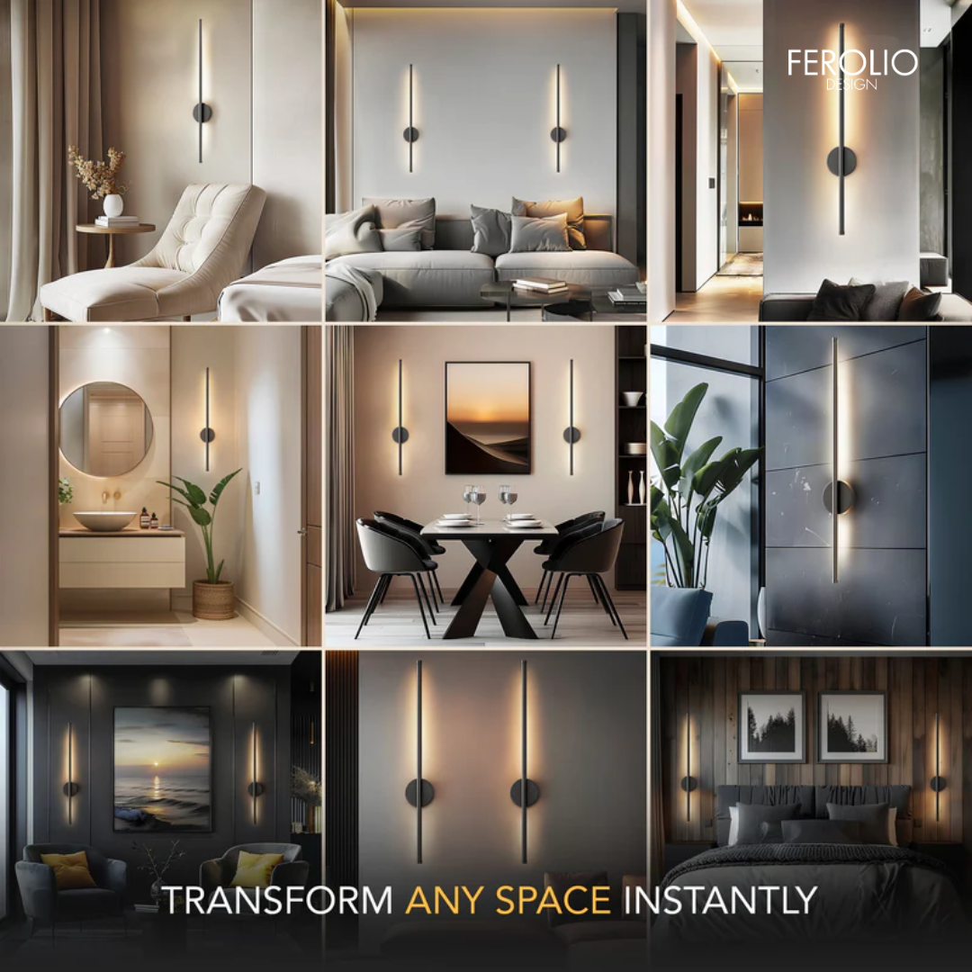 WIRELESS MODERN WALL LIGHTS (SET OF 2)