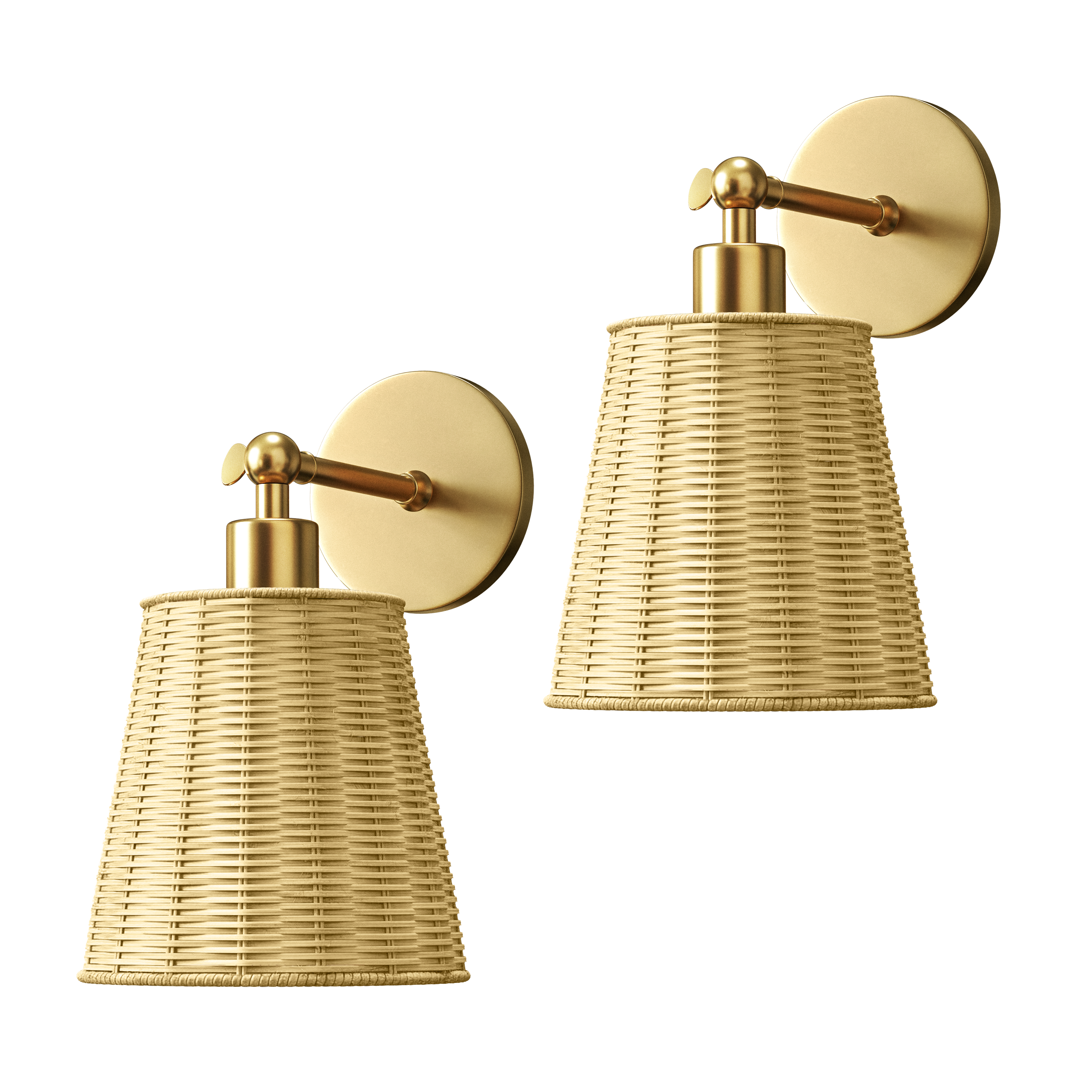 NATURAL WIRELESS WALL SCONCE