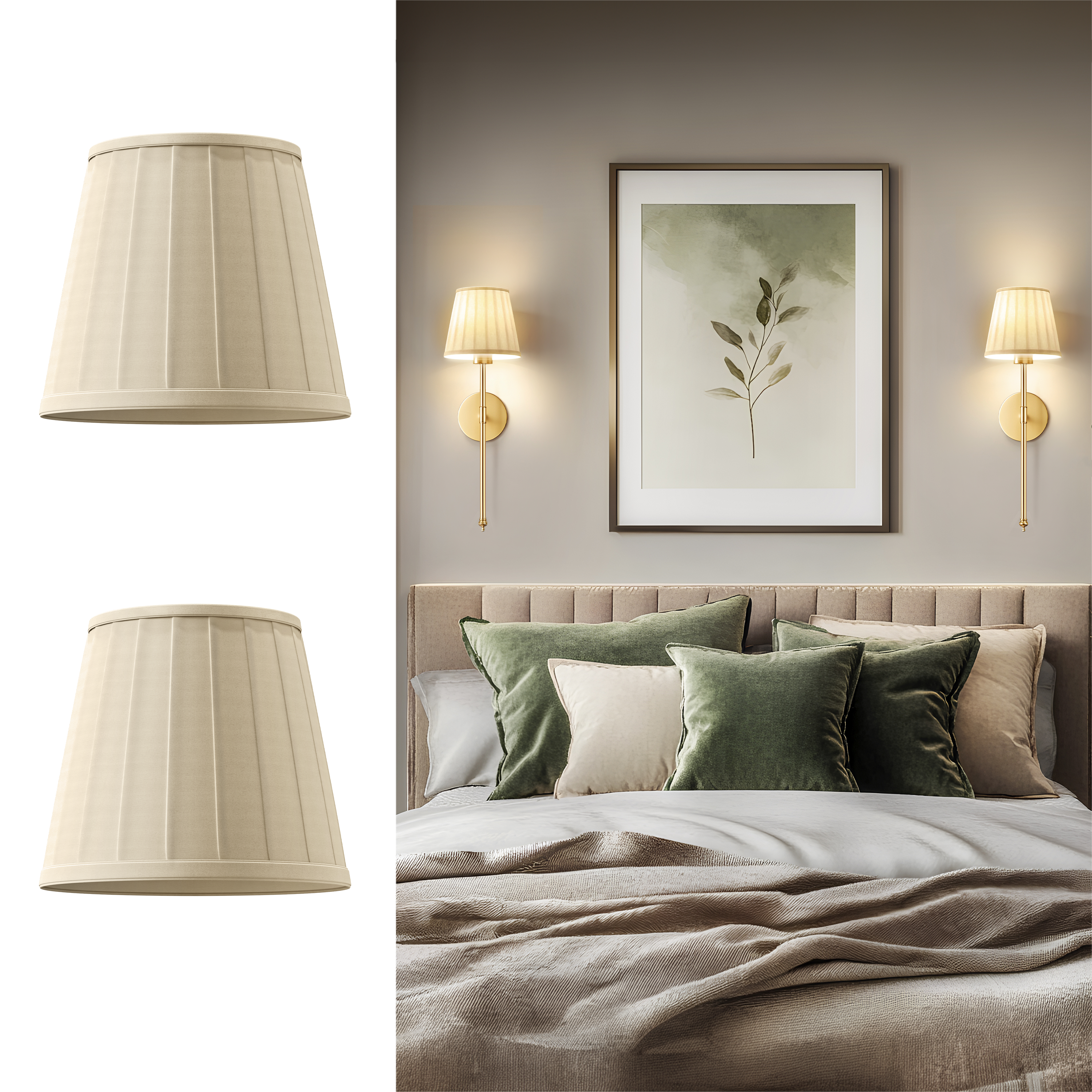 Pleated Shades (Set of 2)